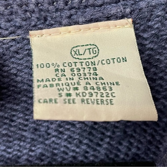 Vintage Oversized Northern Reflections V Neck Grandma Cottage Cabincore Cardigan - Picture 8 of 8